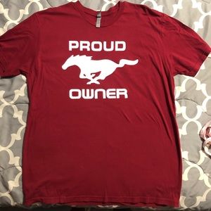Next Level Apparel “Proud Mustang Owner” XL shirt